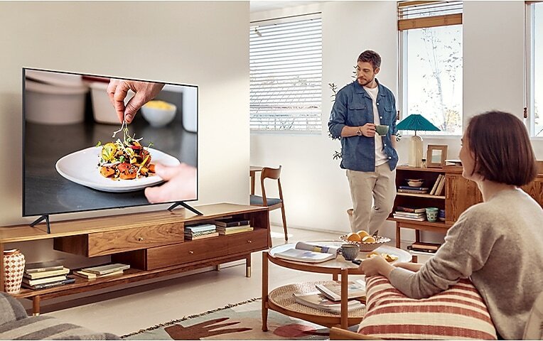 تلویزیون کریستال سامسونگ مدل AU7000 سایز 75 اینچ محصول 2021 در بانه