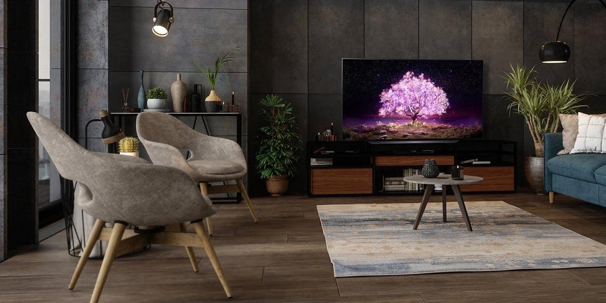 تلویزیون اولد ال جی مدل C1 سایز 55 اینچ محصول 2021 در بانه