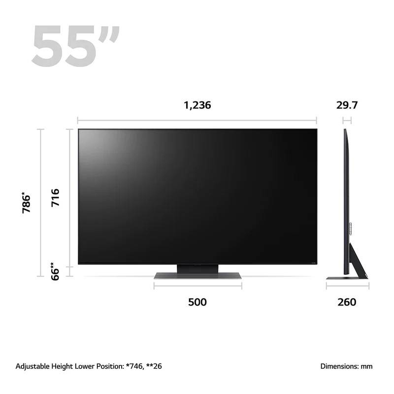 طراحی تلویزیون ال جی 816 محصول 2023