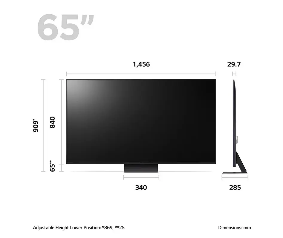 طراحی تلویزیون 65UR9100